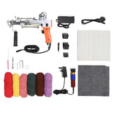 Tufting Starter Kit for Beginners High Speed Cut Pile Loop Pile Handheld Electric Rug Making Kit with Electric Scissors 100240V UK Plug