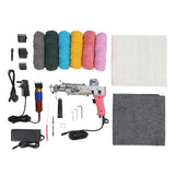 Carpet Tufting Tool Professional 2 in 1 Efficient Safe Carpet Tufting Kit for Beginners for Carpet Making DIY Crafts 100240V UK Plug