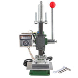 Hot Foil Stamping Machine Portable Leather Craft Pressing Manual Heat Press ToolM EU Plug 220V