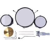 Kids Junior Children Drum Kit Stool Drumsticks Pedal Beginners Set Training Learning