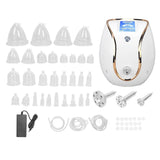 Vacuum Breast Massage Machine Professional Face Body Shaping Cupping Therapy Beauty Instrument (100240V)UK Plug