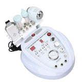 5 in 1 Diamond Micro Dermabrasion Machine with Hot Cold Harmmers Face Spatula Esthetician Supplies Micro Dermabrasion Kit for Home Use 220V EU Plug