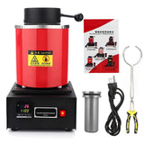 2KG Metal Melting Furnace Kiln Refining Gold Silver Module Jewelry Processing Tool