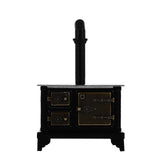 Adorable Mini House Long Chimney Iron Hearth Model Mini House Furniture Adornment