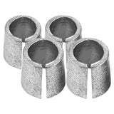 4pcs Battery Sleeves Battery Negative Battery Terminals Adapter Positive Post Shim Universal Car Battery Terminal Converter Post Adapters Anode Cathod