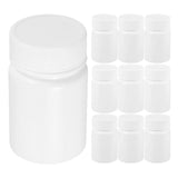 10pcs Medicine Bottles Travel Medicine Containers Medicine Storage Organizers with Cap 40ML