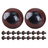 20Pcs Plastic Safety Eyes Stuffed Animal Eyes Craft Doll Eyes with Washers for Amigurumi Puppet Plush Animal and Teddy Bear