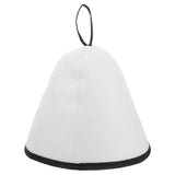 Felt Sauna Hat Fashion Hat for Sauna Water Absorption Sauna Hat Portable Supple Sauna Hat Felt Sauna Hat Thick Sauna Hat