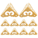 Vintage Corner Protectors - 10pcs Antique Decorative Box Corner Protector Brass Corner Protectors Vintage Box Cabinet Edges Guards for Wooden Boxes Fu