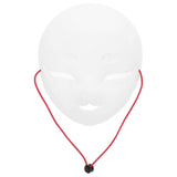 Unpainted Painted Fox Molding Mask DIY Paintable Cosplay Mask Fox Shaped Mask Uncolored Mesh Eye Mask DIY Unpainted Fox Mask