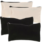 4Pcs Multi-function Storage Bag Graffiti Zipper Bag Portable Pencil Pouch Storage Supply