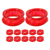 12pcs Soft Silicone Scissors Finger Rings Soft Dog Grooming Scissors Tools Pet Grooming Shear Finger Ring Thumb Inserts Grips for Dog Hair Cutting Acc
