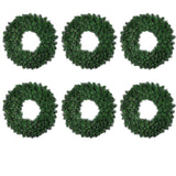 6 Pcs Artificial Pine Wreath Garland For Door Ow Place Rat