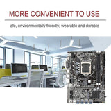 B75 8usb Btc Mboard+cpu+cpu Fan+ Grease+s Line+2xsata Cable 8x Pcie To Usb Gpu A