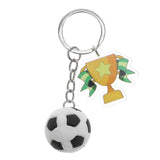 Creative Soccer Keychain for Bags Stylish Football Keyrings Unique Soccer Keychains Delicate Bag Hanging Keychains Party Favors