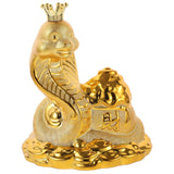 Ceramic Money Box Snake Shaped Coin Jar Saving Money Box Piggy Bank Decoration Ceramic Money Jar Desktop Cash Coin Container