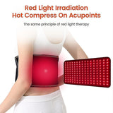 Led Red Light Therapy Devices Large Pads Inflammation Treatment Tools Physical Therapy Waist Support