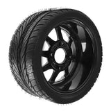 205/30?12 Tire Rubber Heavy Duty Replacement Tyres with Hub for ATVs UTVs Go Karts Farm Vehicles Lawn Mowers