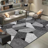 Geometric Carpet, Anti-Slip Pattern Print Indoor Area Rugs