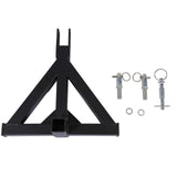 3 Point Trailer Hitch 2 Receiver Quick Hitch 3000lbs Traction Force Heavy Duty Steel Tractor Drawbar Hitch Adapter For Class 1 Tractors