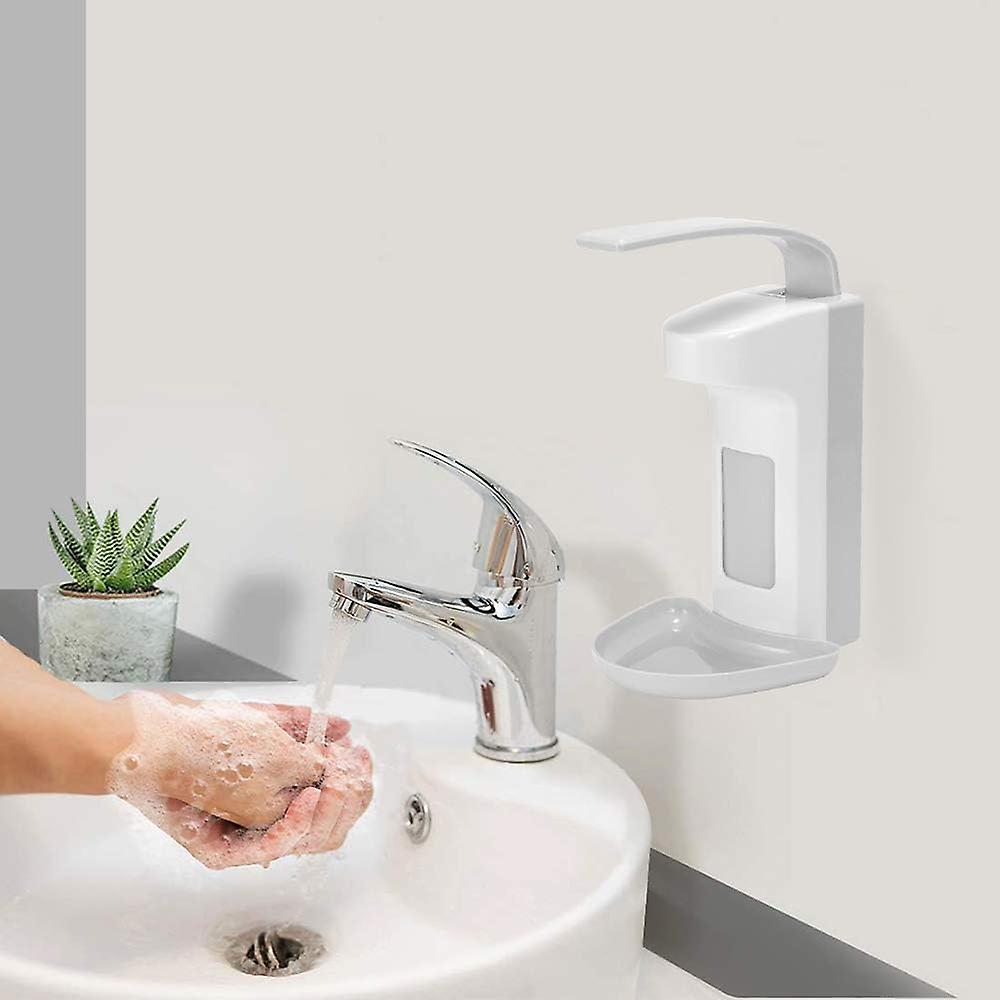 Angled Dispensing Machine Disinfection Dispenser 500ml Angled Soap Dispenser Wall Mounted Press ...