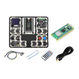 (Kit plus Pico W) Entry-Level Sensor Kit Expansion Board and 15 Common Module Sensor Kit for Learn Programming and Electronics