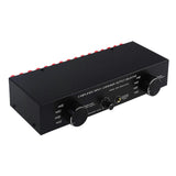 4 Input 4 Output Passive Power Amplifiers Speaker Switcher Sound Switching Distribution Converters Metal Housing