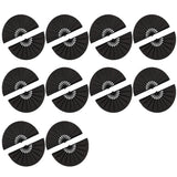 20 Pieces Folding Fan Nylon Cloth Handheld Folding Fan Nese Kung Tai Fan Rat Fold H