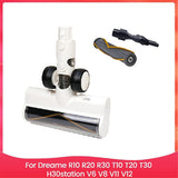 Electric Floor Brush for R10 R20 R30 V6 V8 Replacement Parts Floor Soft Roller Brush Head with LED Dust Lights