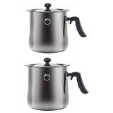 2Pcs Stainless Steel Wax Melting Pot Pouring Pitcher DIY Candle 1.5L 2.5L