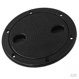 20 Pcs Marine Boat RV 4inch Access Hatch Cover Twist Screw Out Deck Plate