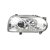 (Right) Vehicle Lighting Headlight Replacement Part Car Headlight Assembly Vehicle Accessories Upgrades for Golf III Mk3