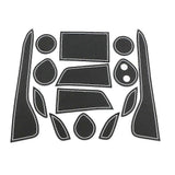 2025 Latest Model 14Pcs Groove Mats Car Non-slip Door Gate Slot Pad Cup Mat for