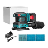 (European regulations) Cordless Ergonomic Sanding Tool With 3 In 1 Functionality Ideal For Woodworking Craftsmen And Surfaces Preparation