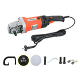 (Red) Strong  1400W Variable Speed Buffer Polisher set Double  Backing Plate Rotary Polisher Simple to Operate for Car Waxing  Red