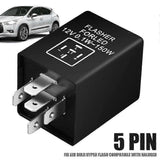 2025 Latest Model Universial 5Pin EP27 Electronic Car Flasher Relay To Fix LED
