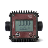 K24 Digital Gear Flow Meter Electronic Gear Flow Meter Fuel Liquid Water Flow Sensor for Chemicals