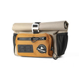 Rhinowalk 4L Quick Release Bike Handlebar Bag Front Tube Basket with Molle System Cycling Storage for & Folding Bikes