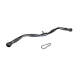 LAT Pull Down Bar Steel Triceps Practical Accessory Sturdy Fitness with Hook