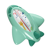 Baby Bath Thermometer Airplane Shape Lovely Multifunctional Infant Water Temperature Thermometer Green