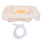 Hair Washing Basin Ergonomic Head Support Heavy Duty Bedside Shampoo Basin for Elderly Children Pregnant Women with Hose