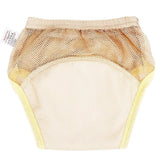 Training Pants Mesh Breathable Diaper Reusable Washable Underpants for Newborns Baby(Coffee 90)