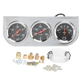 2025 Latest Model 2in Triple Gauge Set 3In1 Water Temp Oil Pressure AMP Meter