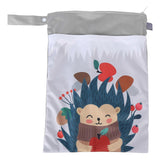 Waterproof Wet Bag Reusable Wet Clothes Baby Diapers Swimsuits Washable Travel Wet BagES006-QW48