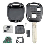 2025 Latest Model Car Smart Remote Key 2 Buttons 4C Chip Car Key Fob Fit for