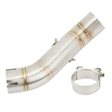 2025 Latest Model Motorcycle Exhaust Middle Pipe Stainless Steel Mid Link