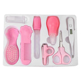 Baby Grooming Kit Newborn Infant Healthcare Set Nail Clippers Kids Safety Care AccessoriesRed