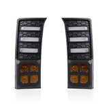 White/Amber LED Front Daytime Running Light Sequential Turn Signal Light for 2022 2023 Fog Lights
