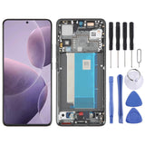 (Black) For Xiaomi Redmi K70 COMPATIBLE AMOLED Material LCD Screen Digitizer Full Assembly with Frame