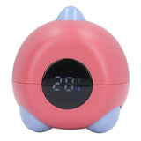 Baby Bath Thermometer Dinosaur Shaped Cute Cartoon Safety LED Display Portable Baby Water Temperature Measurement Red